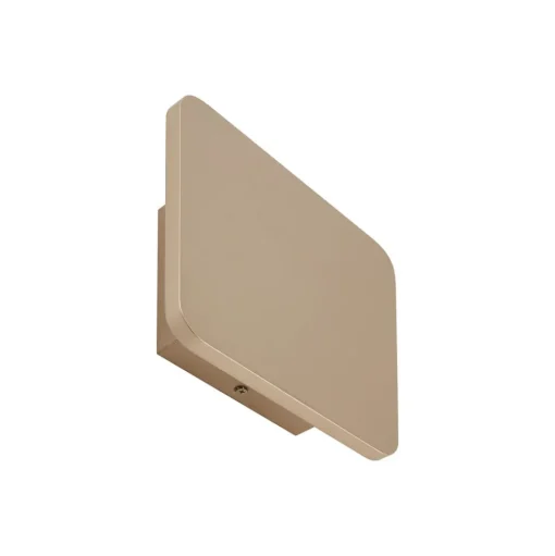 Lucande LED wandlamp Elrik, goudkleurig, 22 cm, metaal
