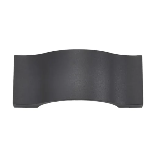 Lucande LED wandlamp Jace, antraciet, metaal, 28cm, IP54