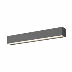 Lucande LED wandlamp Lengo, 50cm antraciet, up/down 3000K
