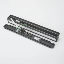 Lucande LED wandlamp Lengo, 50cm antraciet, up/down 3000K