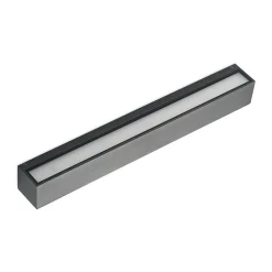 Lucande LED wandlamp Lengo, 50cm, antraciet, omhoog/omlaag, CCT