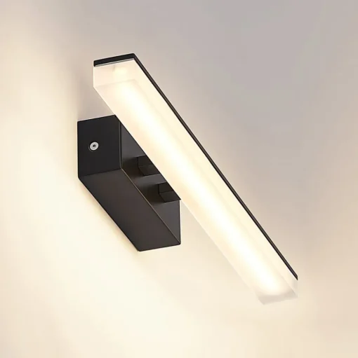Lucande LED wandlamp Lisana, horizontaal, 46 cm, IP44