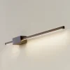 Lucande LED wandlamp Skaila, zwart, lengte 90cm, 3.000 K