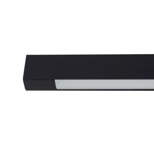 Lucande LED wandlamp Skaila, zwart, lengte 90cm, 3.000 K