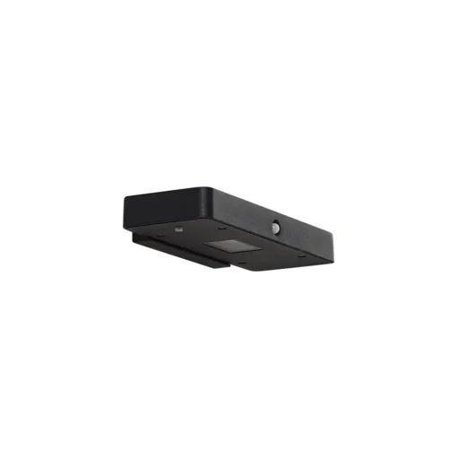 Lucande LED wandlamp Tavon, hoekig, zwart, sensor