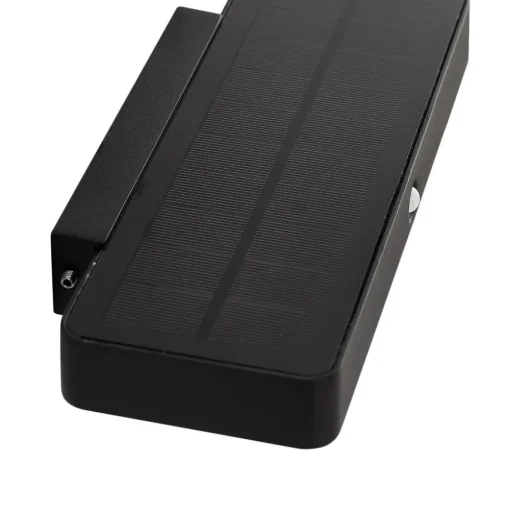 Lucande LED wandlamp Tavon, hoekig, zwart, sensor