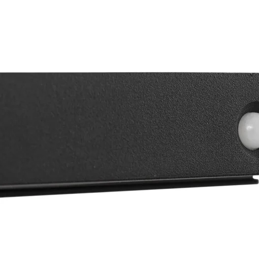 Lucande LED wandlamp Tavon, hoekig, zwart, sensor