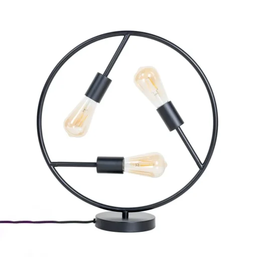 Lucande Linnard tafellamp van ijzer, 3-lamps