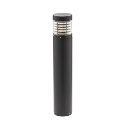 Lucande Lucius LED tuinpadverlichting, 65cm, antraciet, metaal, IP54