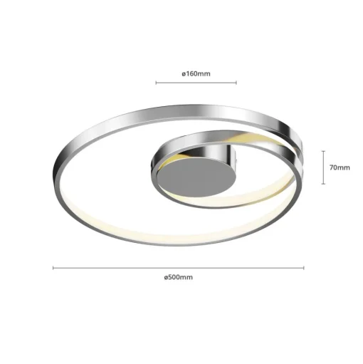 Lucande Maire LED plafondlamp