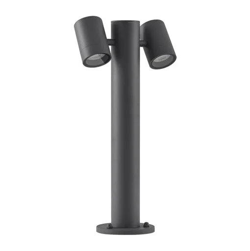 Lucande Maloney sokkellamp, 50 cm, antraciet, IP54