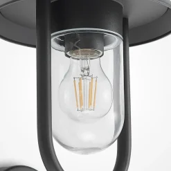 Lucande Olinum buitenwandlamp, donkergrijs