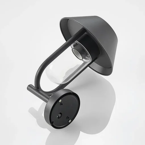 Lucande Olinum buitenwandlamp, donkergrijs