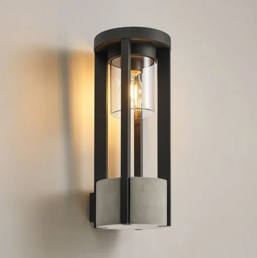 Lucande Overa buitenwandlamp, E27