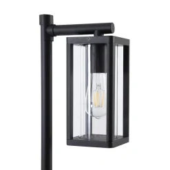 Lucande Siveta tuinpadverlichting, 100 cm hoog, zwart, E27, IP65