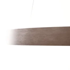 Lucande Slimme hanglamp Yonam, koffie, 1-lamp, Tuya