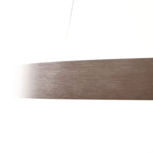 Lucande Slimme hanglamp Yonam, koffie, 1-lamp, Tuya