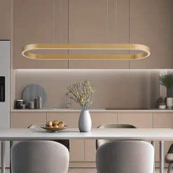 Lucande Smart LED hanglamp Melinay, goud, CCT, Tuya