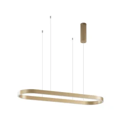 Lucande Smart LED hanglamp Melinay, goud, CCT, Tuya