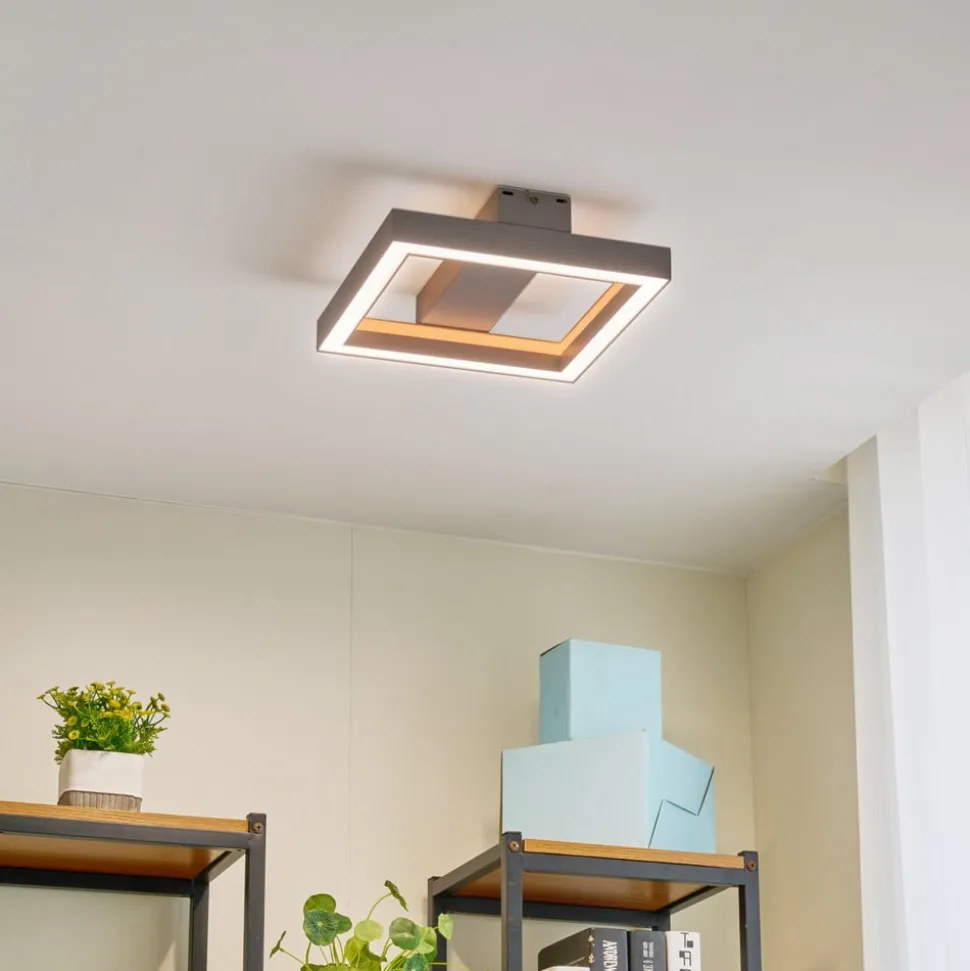 Lucande Smart LED plafondlamp Tjado, 30 cm, wit, RGBW