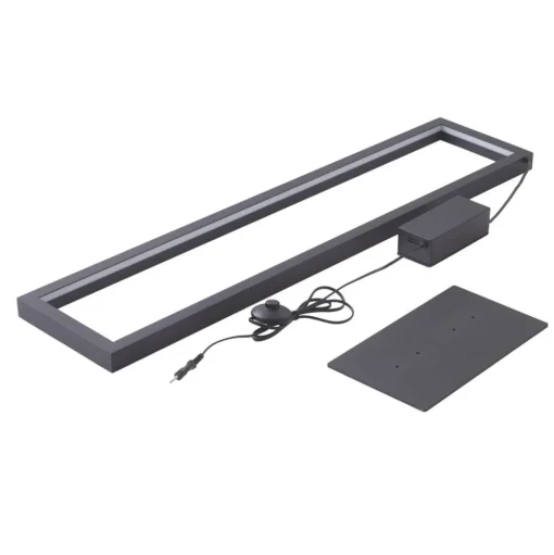 Lucande Smart LED vloerlamp Tjado, RGB, CCT, afstandsbediening