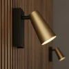 Lucande spot Angelina, messing/goud, metaal, 1-lamp.