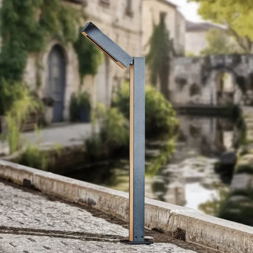 Lucande Taskalin LED tuinpadverlichting, 1-lamp, 70 cm