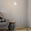 Lucande Taylan vloerlamp van ijzer glazen kap