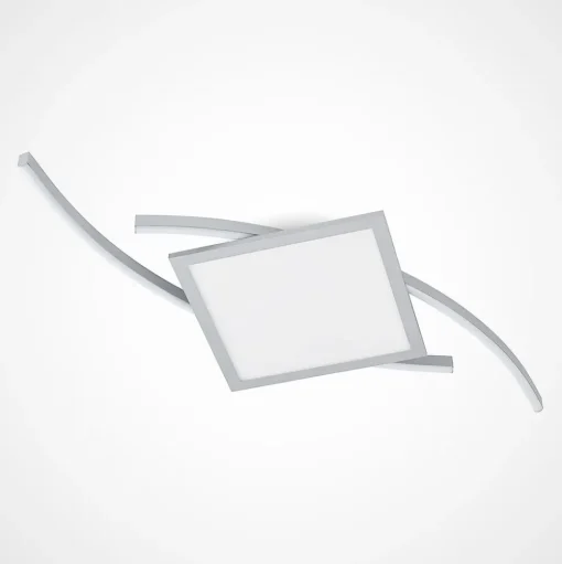 Lucande Tiaro LED plafondlamp, hoekig, 42,5 cm
