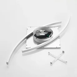 Lucande Tiaro LED plafondlamp, hoekig, 42,5 cm