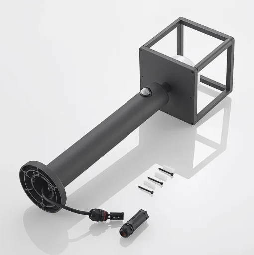 Lucande Timio tuinpadverlichting, 60cm, bewegingsmelder, GX53, IP44