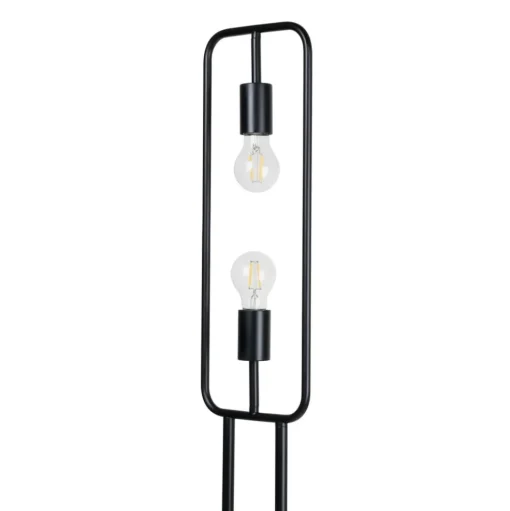 Lucande Tornike vloerlamp, 2-lamps, ijzer