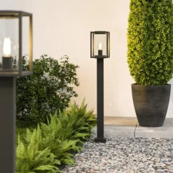 Lucande tuinpadverlichting Ferda, 100 cm, antraciet, IP44