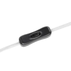 Lucande Velanoris tafellamp, geborsteld aluminium