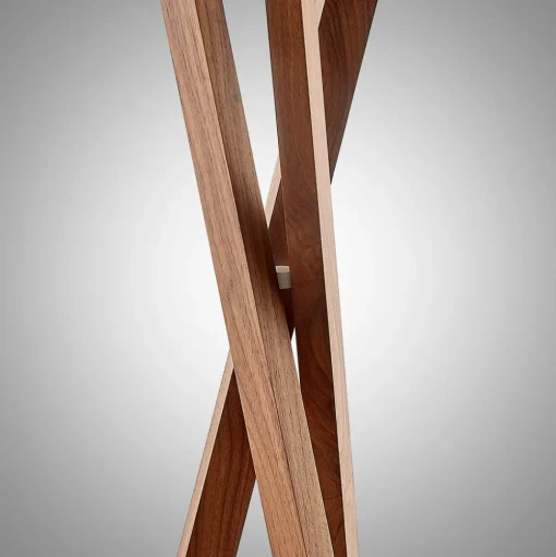 Lucande vloerlamp Auriane, driepoot, zwart, stof, 160 cm