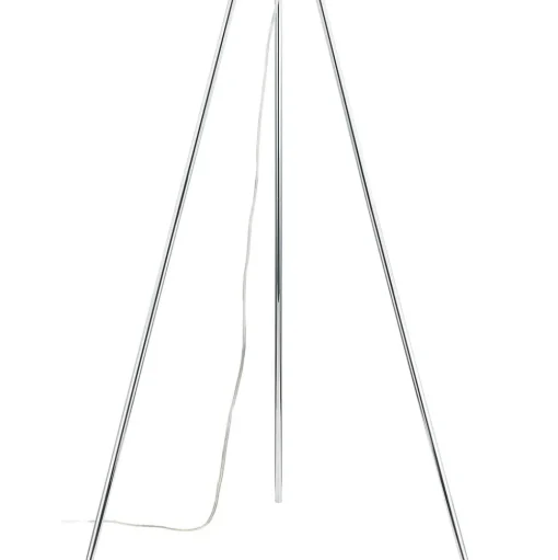 Lucande vloerlamp Diborah, rookgrijs, glas, 150 cm, G9