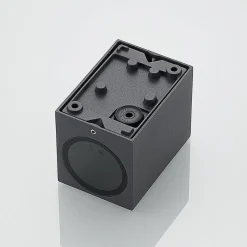 Lucande wandspot Lavina, 10 cm, antraciet, GU10, 1-lamp.