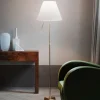 Luceplan Costanza vloerlamp D13t, messing/wit