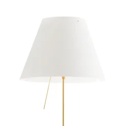 Luceplan Costanza vloerlamp D13t, messing/wit
