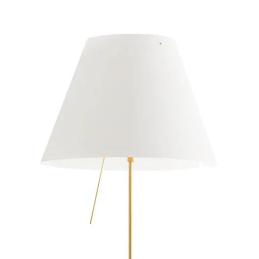 Luceplan Costanza vloerlamp D13t, messing/wit