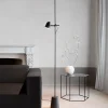 Luceplan Counterbalance LED vloerlamp, zwart