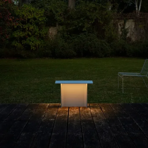 Luceplan Fienile LED sokkellamp 32cm lichtgrijs