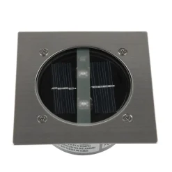 Lugo LED grondspot inbouwlamp, IP44, 10,5 x 10,5 cm