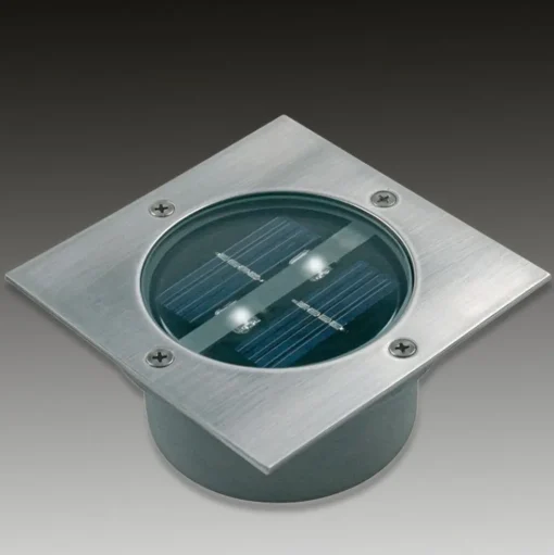 Lugo LED grondspot inbouwlamp, IP44, 10,5 x 10,5 cm