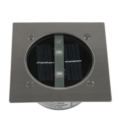 Lugo LED grondspot inbouwlamp, IP44, 10,5 x 10,5 cm