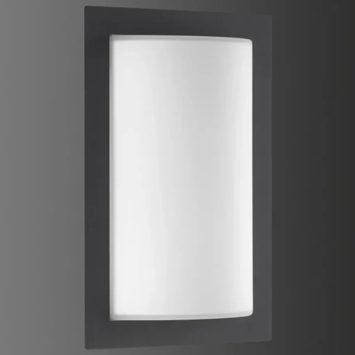 Luis LED buiten wandlamp, grafiet, bewegingsmelder