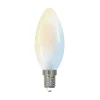 LUUMR Slimme kaarslamp E14 4,2 W mat CCT Tuya WLAN