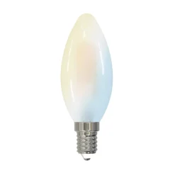 LUUMR Slimme kaarslamp E14 4,2 W mat CCT Tuya WLAN