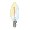 LUUMR Slimme kaarslamp helder E14 4.2W Tuya WLAN CCT