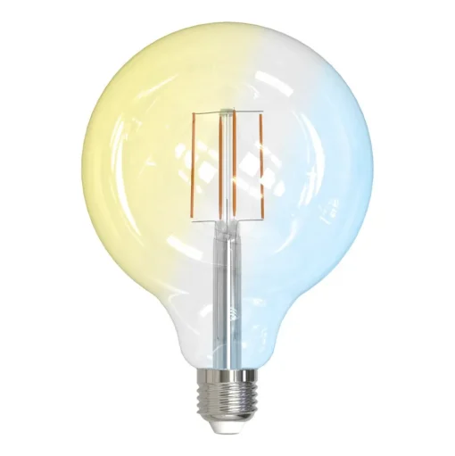 LUUMR slimme LED lamp helder E27 G125 7W Tuya WLAN CCT